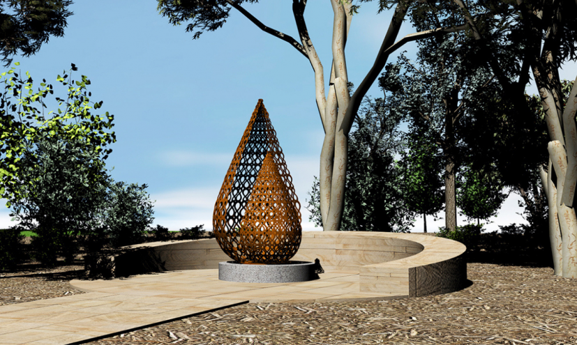 Domestic and family violence memorial garden art commission