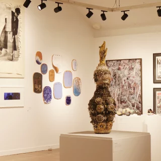 Final weeks to vote for your favourite artwork in 2025 Blacktown City Art Prize, People’s Choice.  The community is encouraged to visit in-person and view this vibrant exhibition and vote for their pick.  The winning artwork receiving $1,000.  Limited time left! More information via link in bio.  @blacktowncitycouncil @creatensw  #BlacktownArts #BlacktownCityCouncil #BlacktownCityArtPrize #Local #Artists  ---  Image: 2025 Blacktown City Art Prize, 2025, courtesy of Blacktown Arts 
ID: Images showcase artworks in the gallery of The Leo Kelly Blacktown Arts Centre