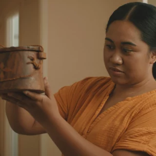 Have you heard? A selection of the 2024 Blacktown Shorts Films is now available online! 
Watch these western Sydney made films until 18 March, from anywhere, anytime. 
A bonus film is also on the list, ‘Mohabbat, a Lullaby for a Rising, by @maissa and @njmirz, originally as part of the @sydneyoperahouse Shortwave program. 
Get cosy, grab a bite to eat and check them out online via link in bio. 
@blacktowncitycouncil @creatensw @sydneyoperahouse @vonnepat @njmirz @maissa @abhiparasher @h.k.leota @jonnytaouk @fezshaheen @thepelesasadream @joshuasanerive @eliorahm @chi.thecreative @marcoalexiadis  ---  Image:  Film still from The Whispering Glass by Taofia Tauiliili Pelesasa, Joshua Sanerive and Eliorah 
ID: Image showcases young woman holding a cultural and family heirloom and looking at it