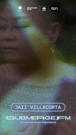 Enjoy beautiful artworks at SUBMERGE.FM by Jaii Villacorta!  Jaii is a Filipino-born artist based in western Sydney, turning identity, migration & spirituality into bold, intuitive works in illustration, ceramics & paint.  Book now to admire Jaii’s array of art on display, while you jam to the performances.  All ages  Link via bio.  @blacktowncitycouncil @creatensw @esky.esk @opn.community @jaiivillacorta  #BlacktownArts #BlacktownCityCouncil #SUBMERGEFM #JaiiVillacorta #Artist #Music  --- 
Video: Courtesy of Opn and artist