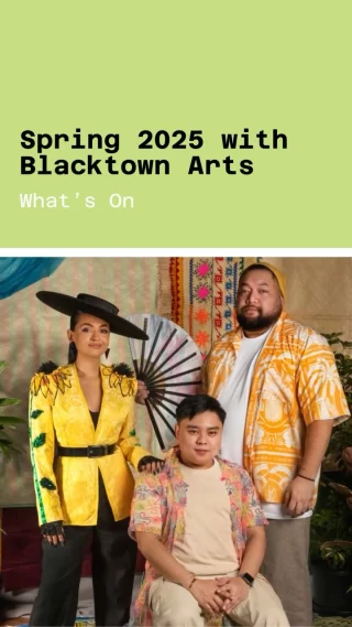 Enjoy longer and sunnier days with our Spring 2025 program!  Discover a space where food is more than what you eat, with First Nations exhibition, Ghosts in the Kitchen, guest curated by Rebecca Ray,  Also take part in hands-on activities and place to relax during warmer days, in Makers Space with Monica Rani Rudar.  If music and fashion are more your vibe, grab your tickets to the Western Sydney Fashion Festival and Pasifika Makers Markets.  Want to know more? Check out our Spring events via our website.  @blacktowncitycouncil @creatensw  #BlacktownArts #BlacktownCityCouncil #Spring2025 #WhatsOn #Events #Workshops #Exhibition #Reel
--- 
Images: Image 1 and 5, Lakshmi Bee, Armando Crisostomo and Iki Haangana at The Leo Kelly Blacktown Arts Centre, 2025, photo by Garry Trinh. Image 2, Ghosts in the Kitchen, design by Kim Gregory.  Image 3, Iki Haangana at The Leo Kelly Blacktown Arts Centre, 2025, photo by Garry Trinh. Image 4, Film still from ‘Digital Stories with Leanne Watson Redpath and Rhiannon Wright’, 2025, photo by Sivani Yaddanapudi. Image 6, Monica Rani Rudhar’s art in studio, 2025, photography by Garry Trinh