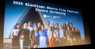 Lights down, stories on screen 🎬 
The 2025 Blacktown Shorts Film Festival Encore screening was a beautifully intimate experience right in the heart of Blacktown. 
After screening at Sydney Opera House for yet another year, we had an unforgettable night at our local Hoyts cinema, celebrating bold local voices, big ideas, and powerful short films. ✨ 
Blacktown Arts and the curators @vonnepat and @chi.thecreative cannot wait to see what this year brings.  @blacktowncitycouncil @sydneyoperahouse @hoyts @vonnepat @chi.thecreative @lonefishproductions @tekthekid @barolee_ @hebah.a @ericzacperry @rizcel.ako @_3awadi @mngny_ @esky.esk @tigueworks @ldvry_ @made.with.dulceamor
@morgan._.hogg @beinflowr @fluff_mailler @_ben.lopes_ @feral_sheryl_  --- 
Images: 2025 Blacktown Shorts Film Festival Blacktown Screening, 2025, courtesy of Blacktown Arts  ID: Images showcase film screening at Hoyts Blacktown with a discussion panel including festival curators and filmmakers