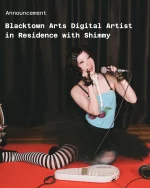 ✨ Announcing our new Digital Artist in Residence with Shimmy!  Step into Shimmy's world of imagination and wonder as she embarks on a 3 month online residency with Blacktown Arts. 
During the residency, she'll develop an interactive new digital artwork inspired by alternate realities, hidden visual patterns, and the ways they are woven through stories for children and adults alike.  Follow along as the work unfolds 💫  @blacktowncitycouncil @n.a.p.q.i  @gabriel5leonard @chrizitine_  #BlacktownArts #BlacktownCityCouncil #BlacktownArtsDigitalArtistInResidence #Shimmy  --- 
Images: Image 1 and 2, Shimmy, photography by Zi Yi Christine Yau @chrizitine_  Image 2, Gabriel Ralph, courtesy of artist. Image 4 Artwork by Shimmy, 'Mountain', courtesy of artist