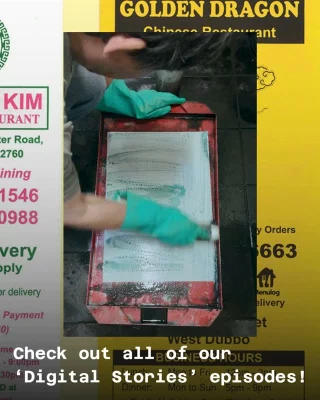 Discover inspiring stories from artists and locals!  Digital Stories offers you to a behind the scenes look at the creative practices of those connected to Blacktown and Blacktown Arts. Enjoy our playlist of 5 videos, available for online viewing anytime and anywhere.  Visit our website for all the details! Link in bio.  @blacktowncitycouncil @creatensw @mulgo_watson @_rhiannon_w @dayaa_schoolandkitchen @sahtein_lebanesefeasts @justineyoussef @siham_chamoun @westernsydneyfashionfest @iki_ikz @tellandtales  #BlacktownArts #BlacktownCityCouncil #DigitalStories #Playlist  ---  Images: Image 1 and video, Film still and video excerpt from Digital stories with Si Yi Shen ‘Paperless’, 2025, photo by Si Yi Shen. Image 2, Film Stills from ‘Digital Stories with Leanne Watson Redpath and Rhiannon Wright’, photo by Sivani Yaddanpudi. Image 3 and video, Film still from 'Digital Stories with Iki Haangana and Western Sydney Fashion Festival', photos courtesy of artist. Image 4, BTS of Digital Stories with Dayaa School and Kitchen, 2025, courtesy of Blacktown Arts. Image 5 and videos, Film still from Digital Stories with Justin Cueno 'One Degree of Separation', 2026, courtesy of artists